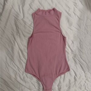 Abound Pink Crew/Sleeveless Bodysuit
